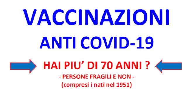 vaccino over 70